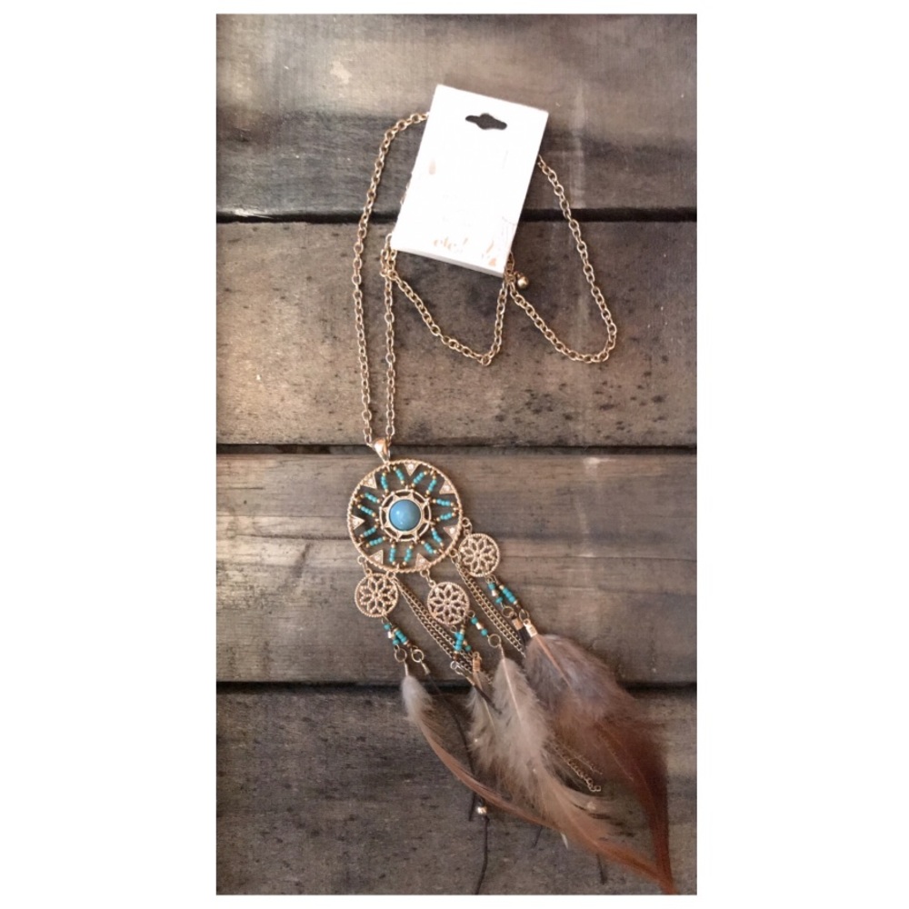 Dream catcher necklace